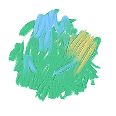 手绘-颜料色块基础装饰元素5