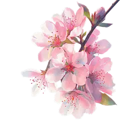 粉色樱花花朵