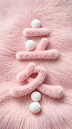 立冬肌理感创意字形背景