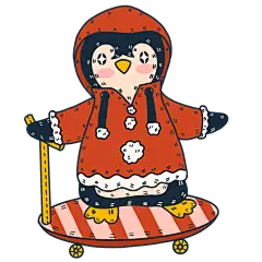 手绘-动物主题贴纸套系6