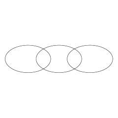 简约线条小红书素材贴纸三圈