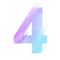 颗粒质感渐变数字元素4