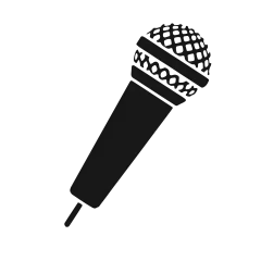 常规内容-图标系列扁平风话筒图标元素