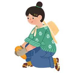 高质量人物插画-女孩