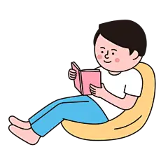 扁平风-人物插画-男生