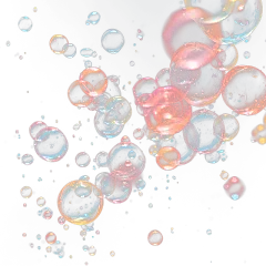 透明彩色气泡贴纸