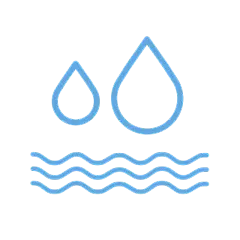 矢量风节约用水环保元素贴纸4