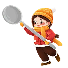 可爱小年女性元素贴纸