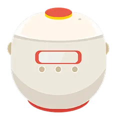 扁平风家用电器贴纸-SVG-电饭煲