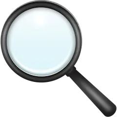 营销卖货放大镜拟物风格emoji贴纸