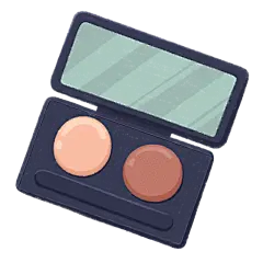 手绘-美容主题贴纸套系-遮瑕膏