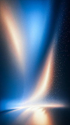 特效系列抽象风蓝金色光影弥散背景