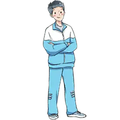 手绘-小学生开学元素