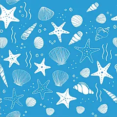 常规内容-动物系列插画风海洋元素组合