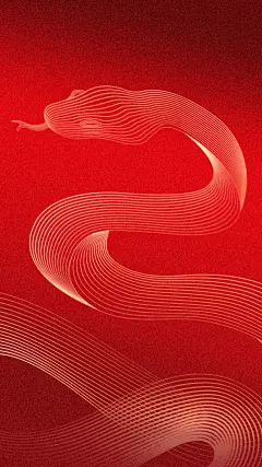 烫金肌理蛇年背景