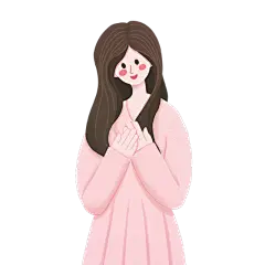 情侣情人节系列素材-女生