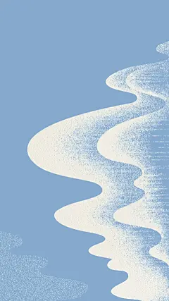 立冬肌理感海浪渐变背景