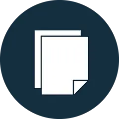 扁平商务文档图标