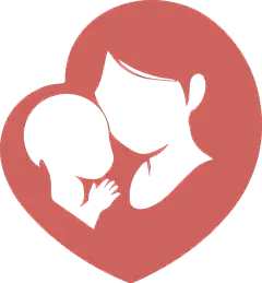 常规内容-图标系列扁平风红色母婴图标元素