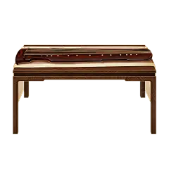 中国风-传统乐器元素贴纸-古筝