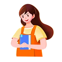 卡通感教育培训女生元素