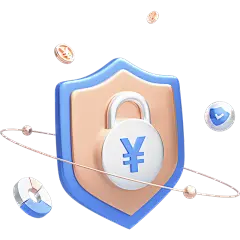 金融理财保险3D立体C4D金币组合元素