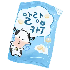 清新手绘卡通糖果零食贴纸