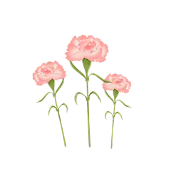 卡通感母亲节花元素贴纸