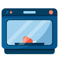 家居生活电器贴纸-SVG-微波炉