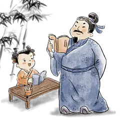 国学场景大尺寸贴纸2