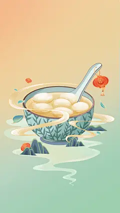 元宵节闹元宵国潮风元宵节背景图片元素素材
