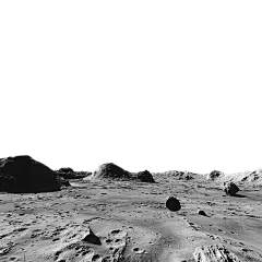 宇宙系列写实月球表面贴纸