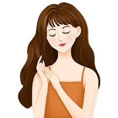 卡通感妇女节女人元素贴纸