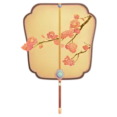 中国风贴纸-古风扇子