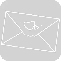 手绘-简笔画情人节装饰贴纸-信封