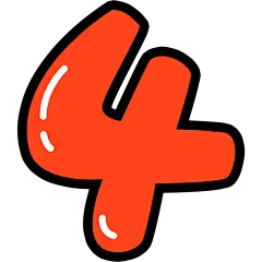 数字促销手绘POP贴纸艺术字套系