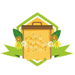 手绘-蜂蜜元素图形-蜂巢