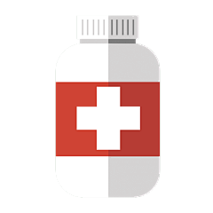 手绘-医疗用品贴纸SVG-药瓶