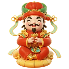 除夕&春节喜庆感3D财神爷元素