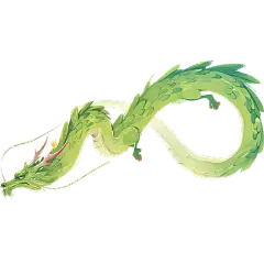 端午节通用国潮风插画青龙中国龙插画元素