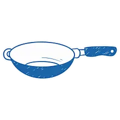 简约风-厨房元素-平底锅