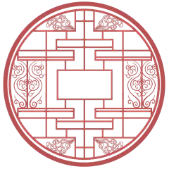 中国风边框底纹矢量贴纸-窗户