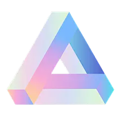 3D-渐变立体几何贴纸SVG-8