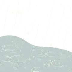 清明节装饰贴纸-雨