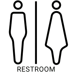 常规系列-图标系列黑色简约风男女性别图标
