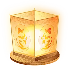 灯笼元素古风贴纸