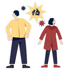 离婚吵架大尺寸贴纸4