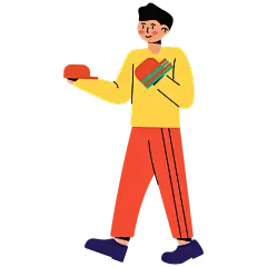 扁平-简约人物插画-男人3