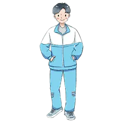 手绘-小学生开学元素