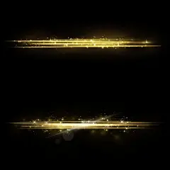 金黄色发光光效元素1